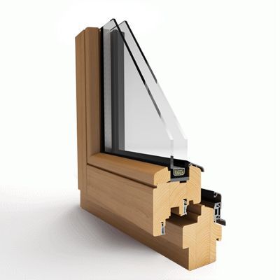 Okno drewniane ECOLINE 68